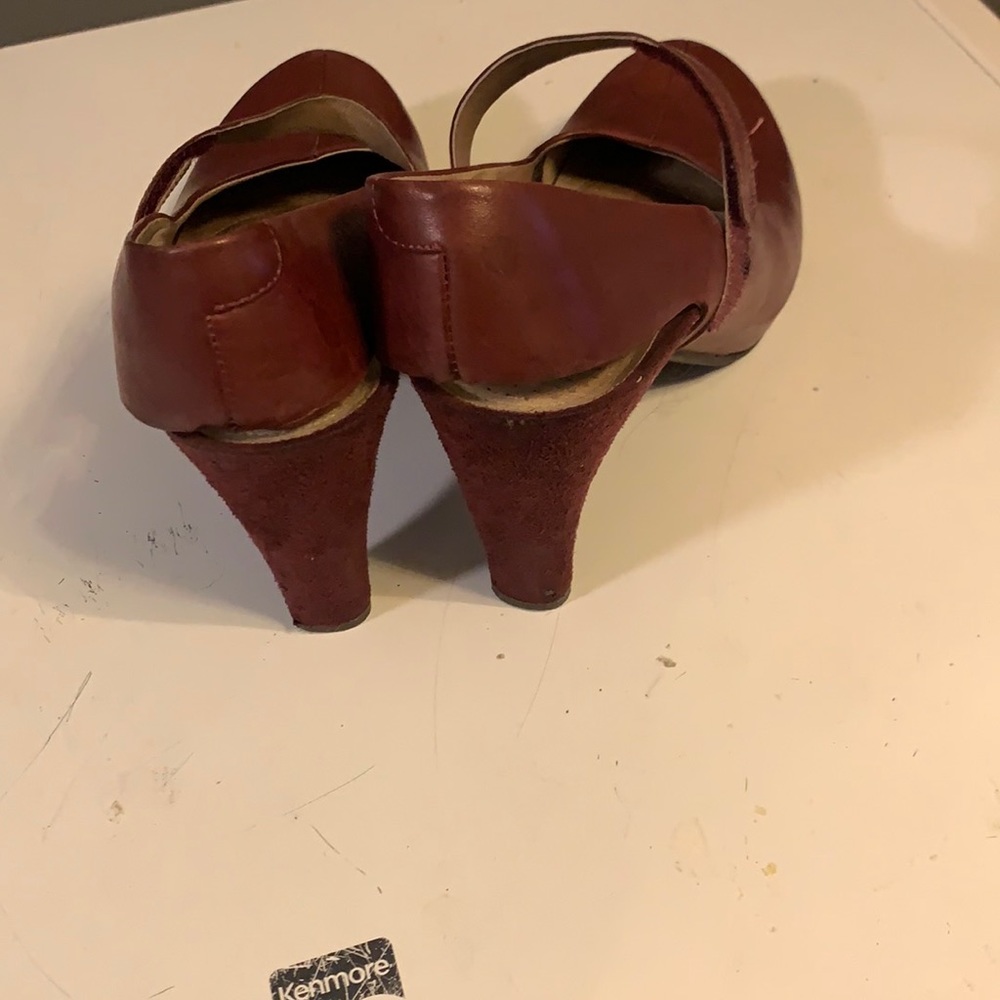 Wedges, leather. Good condition